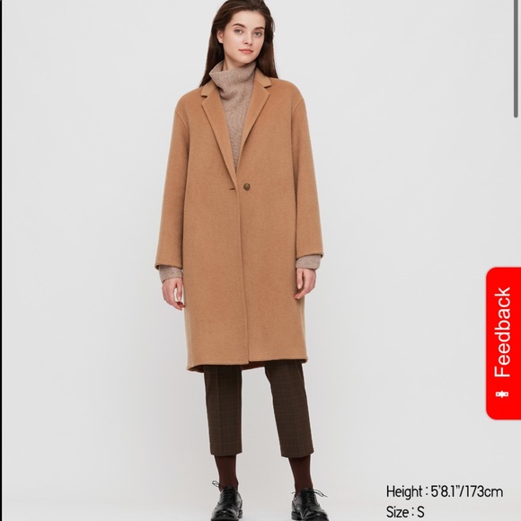 Wool blend longline coat - Picture 3 of 9